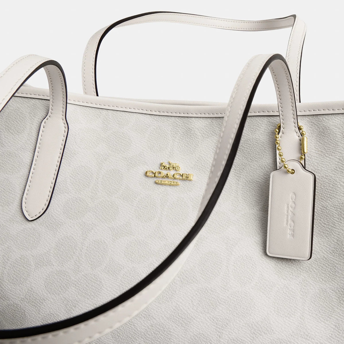 Coach Outlet City Tote Bag In Signature Canvas