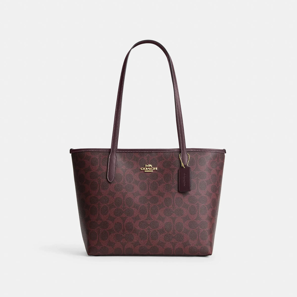 Coach Outlet Medium City Tote Bag In Signature Canvas
