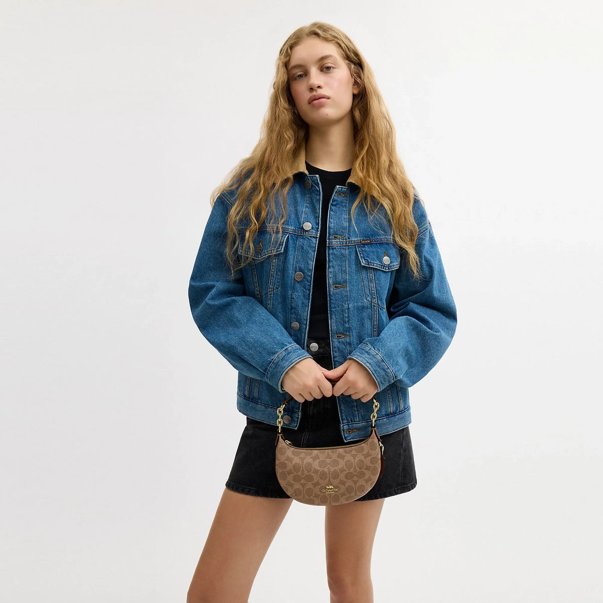 Coach Outlet Mini Payton Bag In Signature Canvas