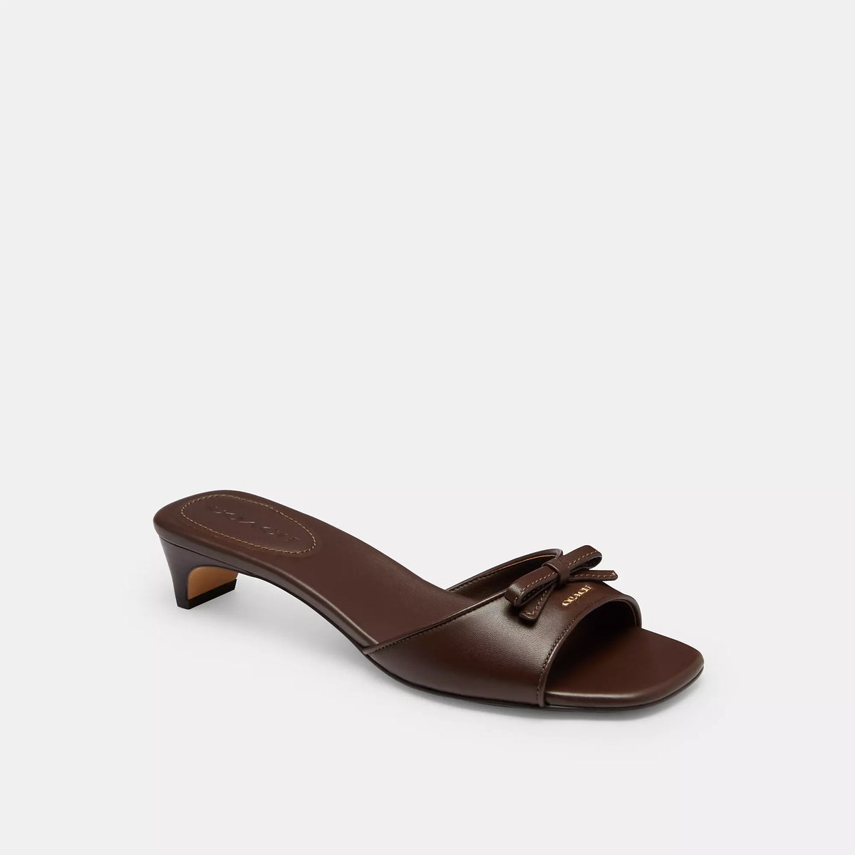 Coach Outlet Bow Kitten Heel Sandal