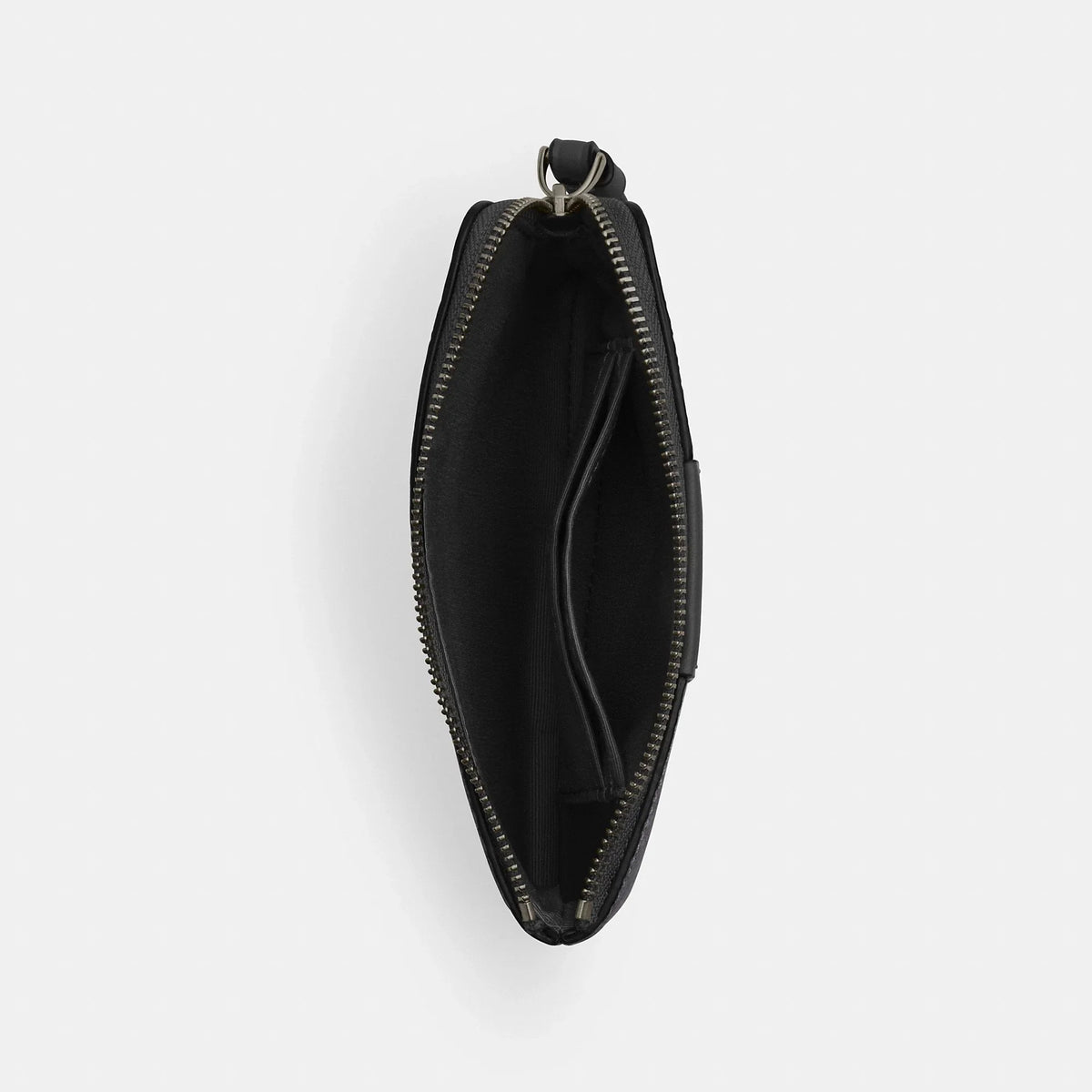 Coach Outlet Corner Zip Wristlet In Signature Canvas With Stripe