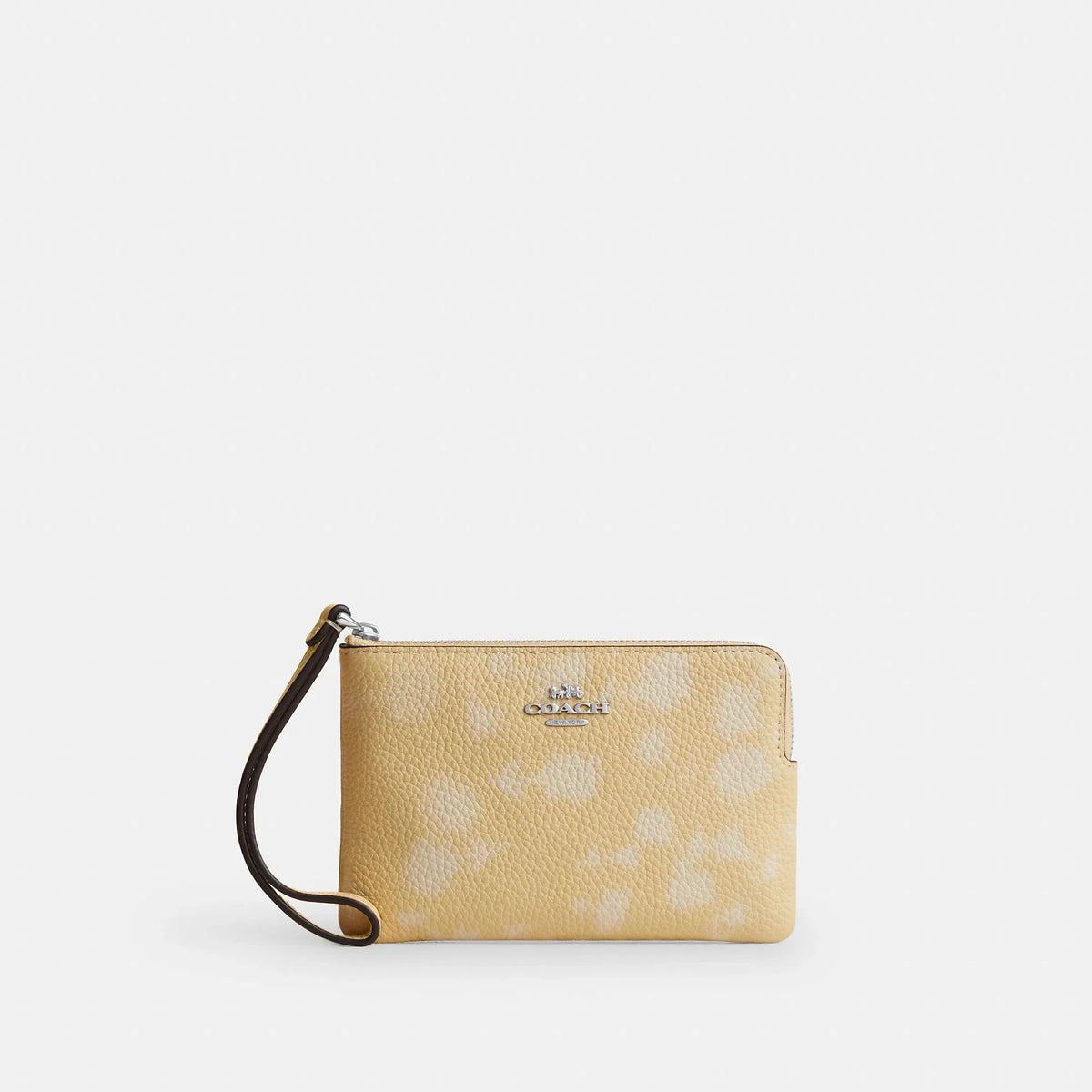 Coach Outlet Corner Zip Wristlet With Floral Print
