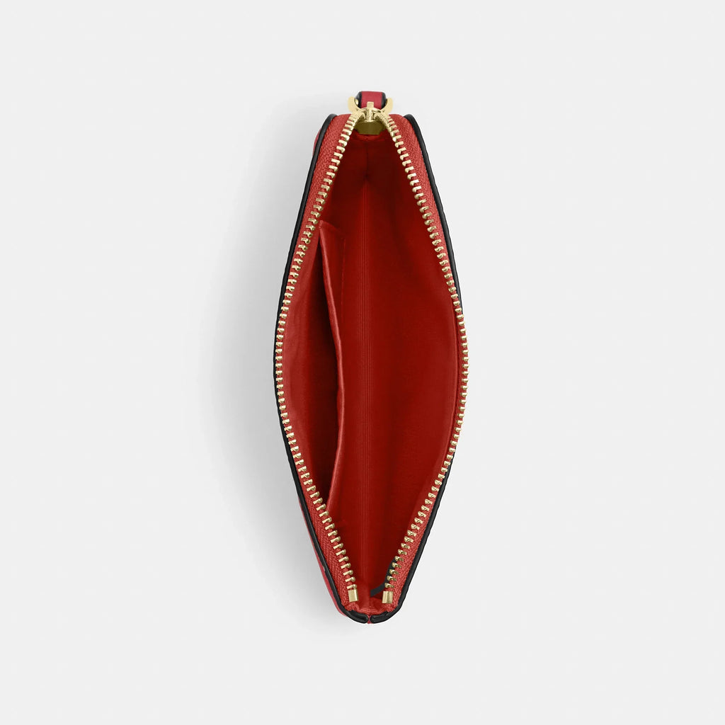 Coach Outlet Corner Zip Wristlet In Signature Canvas